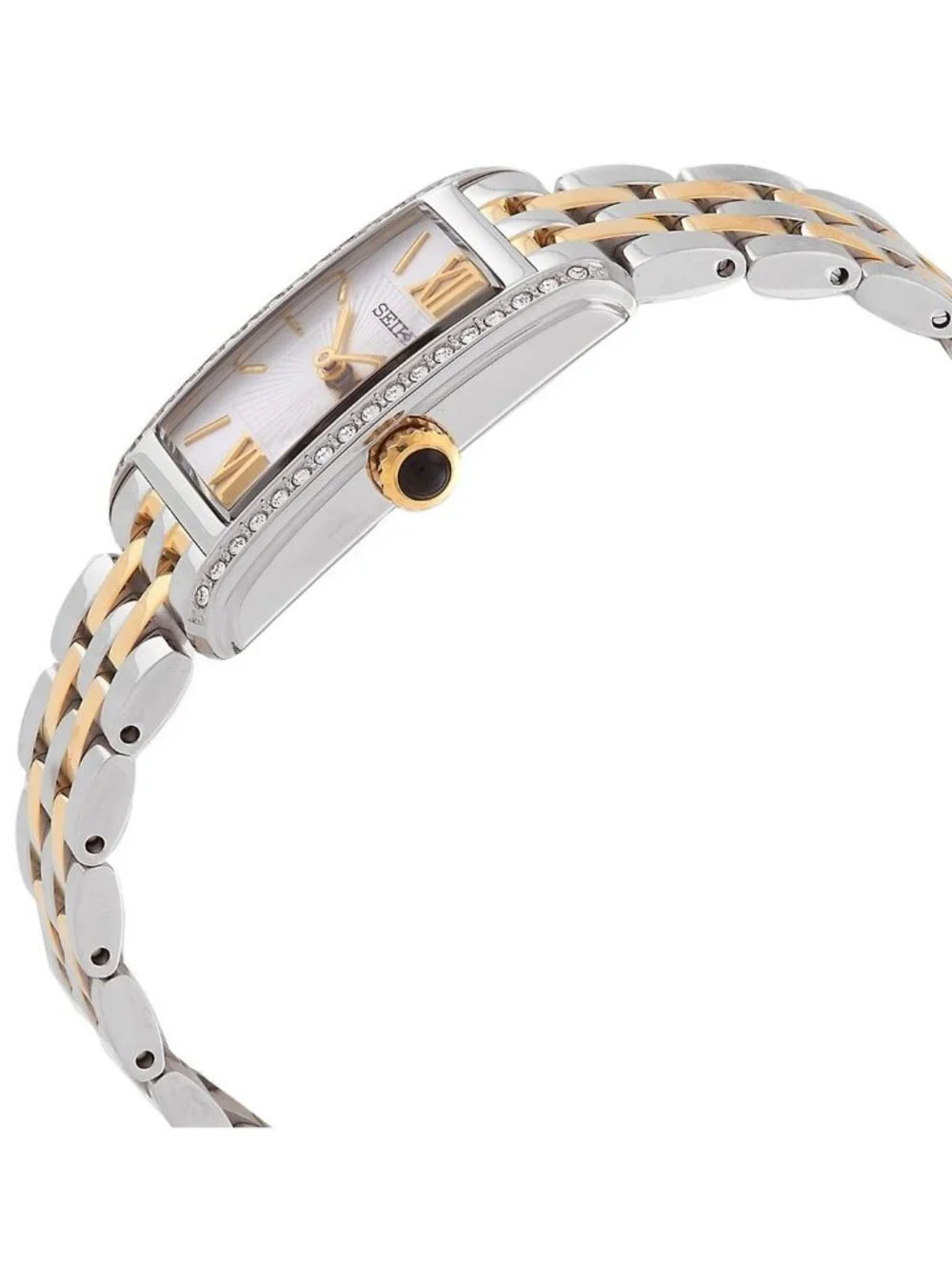 NWT Seiko Classic Quartz Crystal Silver Dial Ladies Watch